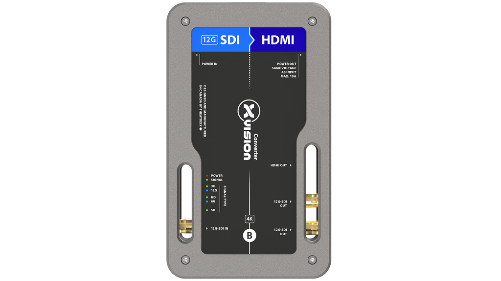 XVISION 12G-SDI to HDMI2.0 - PT1 In/Thru