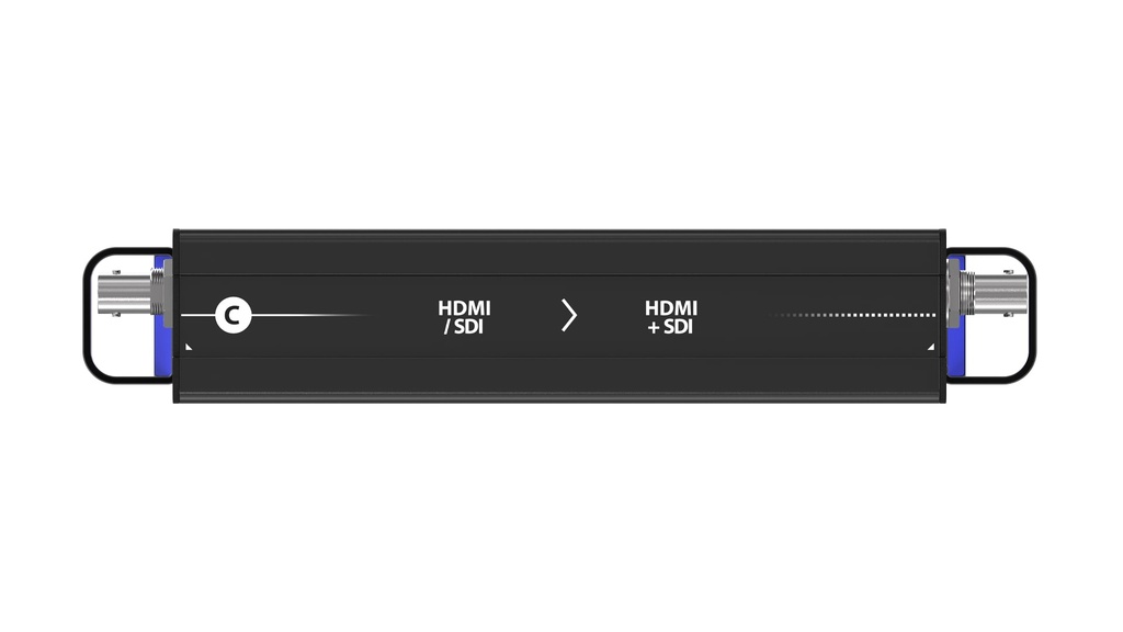 XVISION Reversible Module - Bidirectional HDMI1.2/3G-SDI to 3G-SDI+HDMI1.2