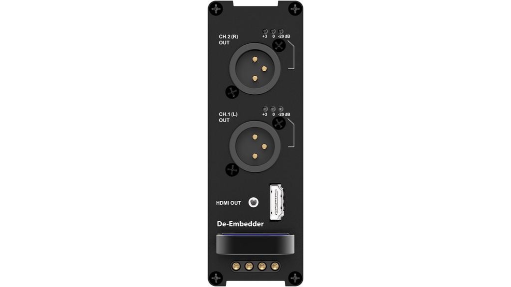 XVISION Reversible Module - De-Embedder - 3G-SDI to HDMI1.2 + Audio