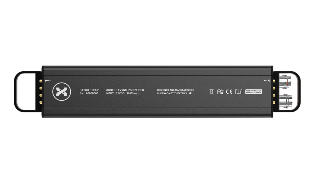 XVISION Reversible Module - Dual Channel 3G-SDI to Fiber