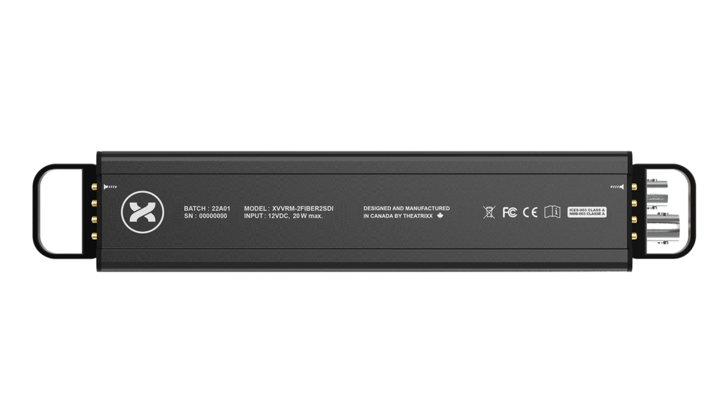 XVISION Reversible Module - Dual Channel Fiber to 3G-SDI