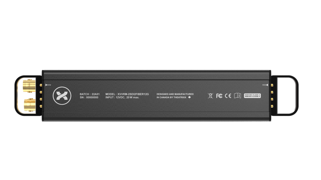 XVISION Reversible Module - Dual Channel 12G-SDI to Fiber