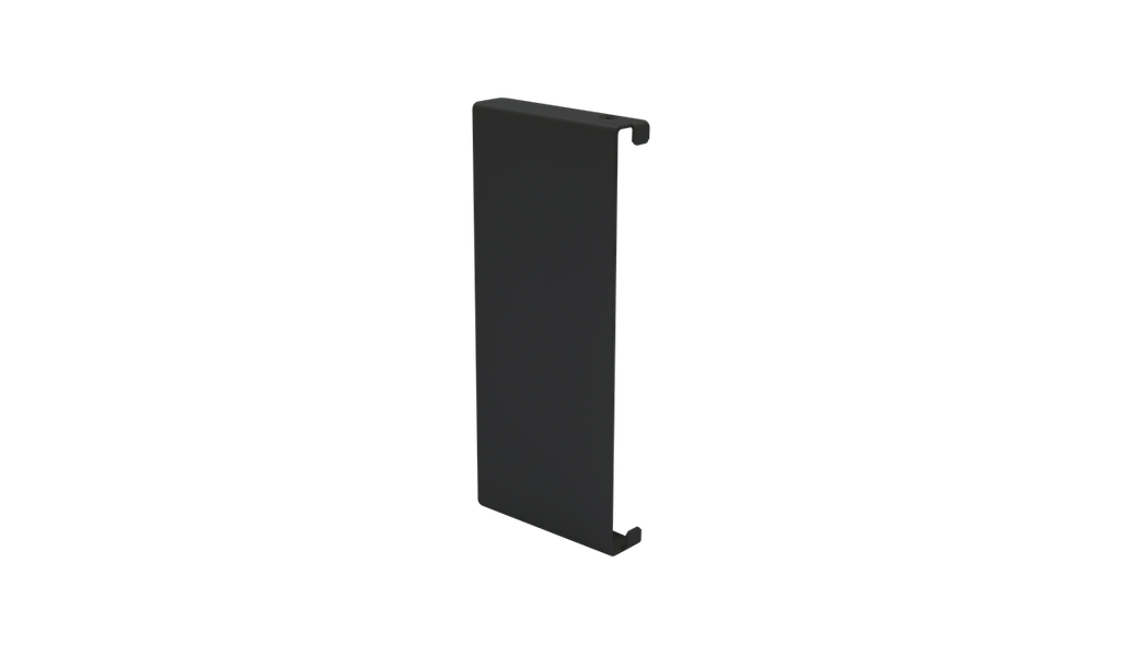 Plate Cover for NJR Wall Plate, Black