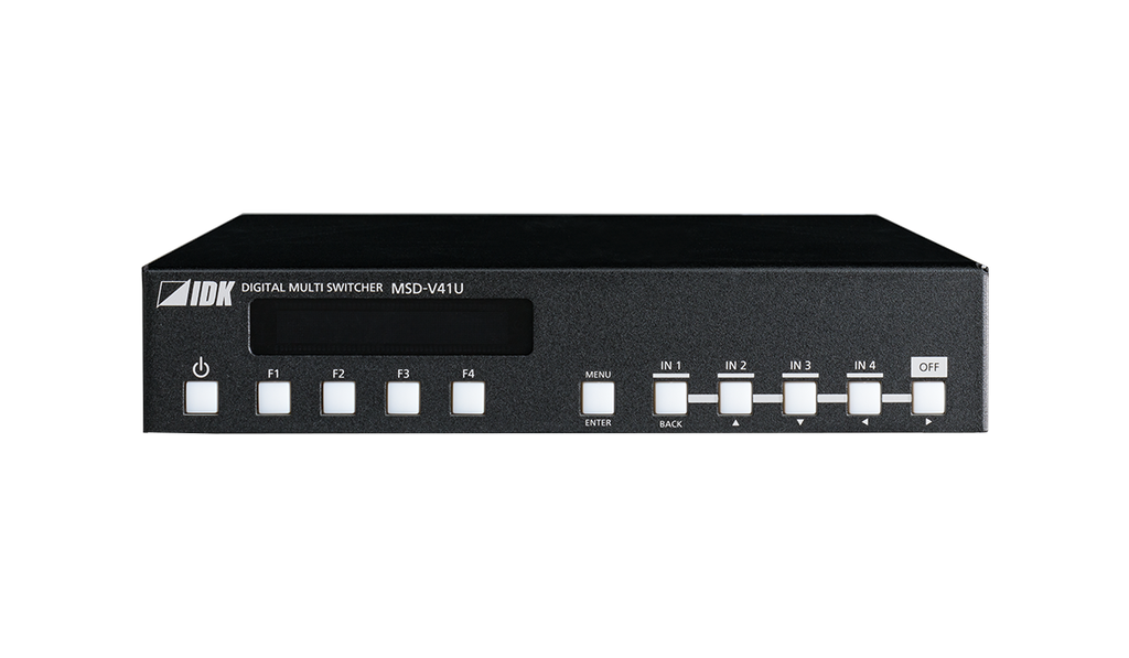 4K@60 Digital Multi Switcher with 4 Inputs and 1 Output, HDBaseT Output model