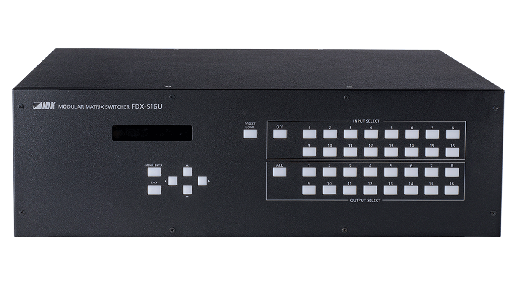 4K@60 (4:4:4) Modular Matrix Switcher with 16 Inputs & 16 Outputs, Frame