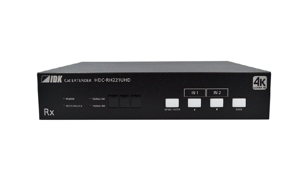 4K@60 HDBaseT Receiver with 2 Inputs & 3 Outputs