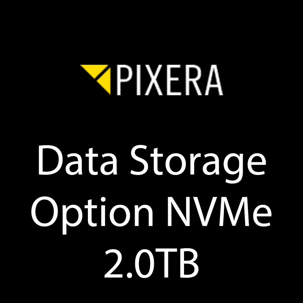 Data Storage Option NVMe 2.0TB
(1,6GB/s)