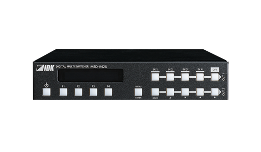 [MSD-V42UC] 4K@60 Digital Multi Switcher with 4 Inputs and 2 Outputs, SDVoE Output model