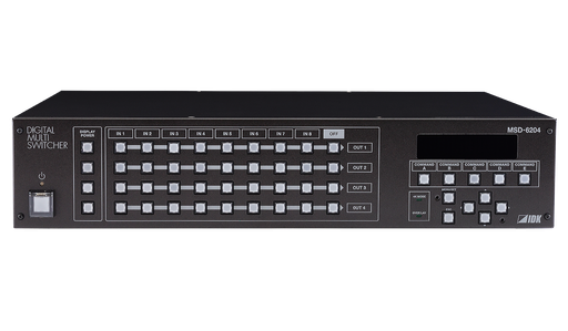 [MSD-6204] 4K Digital Multi Switcher with 8 Inputs & 4 Outputs, Standard model