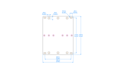 [FP-100] Mounting Hardware for 100 mm IDK products