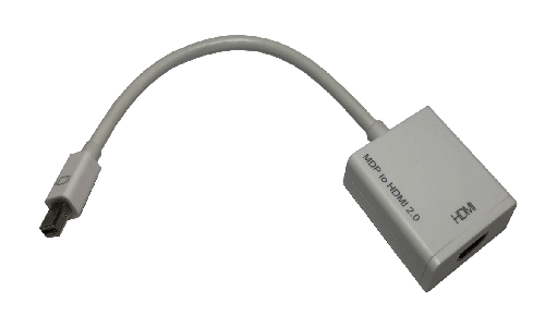 [MDHA-0015WT] Mini DisplayPort1.2 to HDMI2.0 Conversion Cable