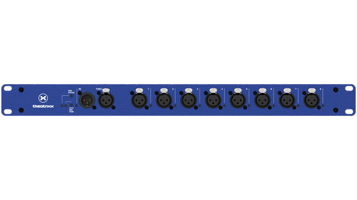 [XVVR-OPTO3] THEATRIXX DMX Splitter/Isolator 1:8 + Thru - RDM - XLR3 (1RU)