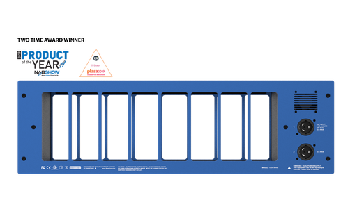 [XVVRF8] THEATRIXX 8-Bay Reversible Converter - Empty Frame with Dual PSUs (3RU)