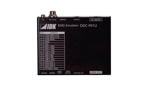 [DDC-F01U] 4K@60 HDMI EDID Emulator /Cable Equalizer(v. 2025)